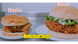 [Kuliner] [Masak] Dengan 20 ribu membuat burger ayam ala KFC