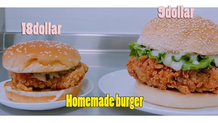 [Food]Making spicy chicken burger with 9 bucks! Replicate KFC's menu