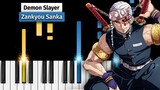 Piano Tutorial - Demon Slayer: Kimetsu no Yaiba Season 2 OP - "Zankyou Sanka"