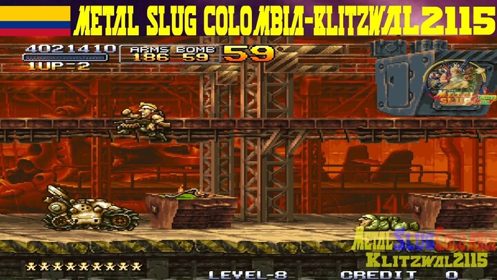 Metal Slug X (Multivehicle Rom Hack) Marco Rossi No Death Level 8 Klitzwal2115(Metal Slug Colombia)