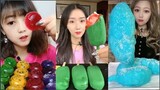 Thánh Ăn Đá Lạnh Như Ăn Kẹo Ngọt, Ăn Trái Cây Bộc Chocola - ASMR Ice Crunchy Eating sound#45