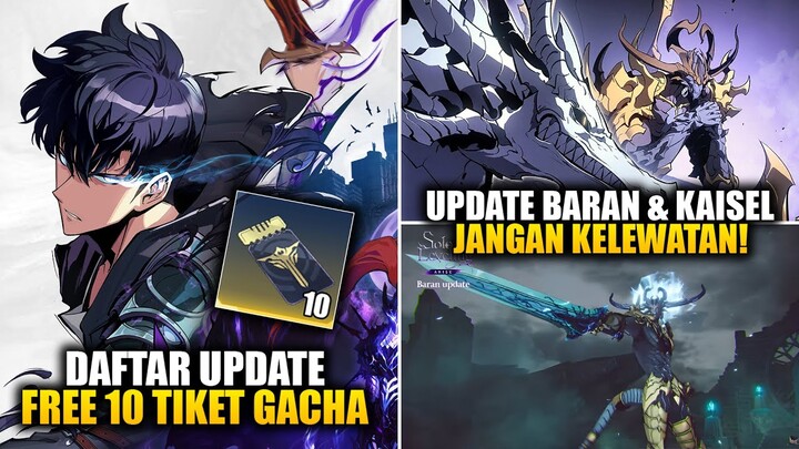 JANGAN SAMPE TELAT! Gratis 10 Tiket Dari Update BARAN & KAISEL | Solo Leveling: ARISE