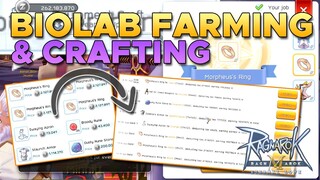 BIOLAB FARMING & CRAFTING FOR EXTRA ZENY - RAGNAROK MOBILE