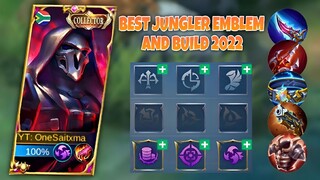 ALDOUS BEST JUNGLER EMBLEM AND BUILD 2022 | ALDOUS BEST BUILD 2022