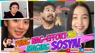 Yung Nag-Effort Ka Maging Sosyal | Funny Videos Compilation | VERCODEZ (REACTION/COMMENTARY VIDEO)