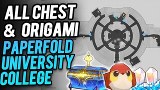 Paperfold University College All Chest & Origami Bird Locations