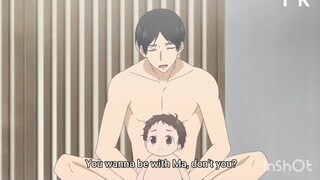 wanna bath with his ma-chan 🥺😍// tadaima okaeri