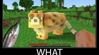 Minecraft รออะไร meme part 83 minecraft ที่เหมือนจริง Ocelot