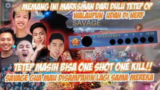 MMG INI MM KALO DAH PAKE RED BUFF OP PARAH!! UDH NERF TTP MASI BSA SAVAGE BRO!!