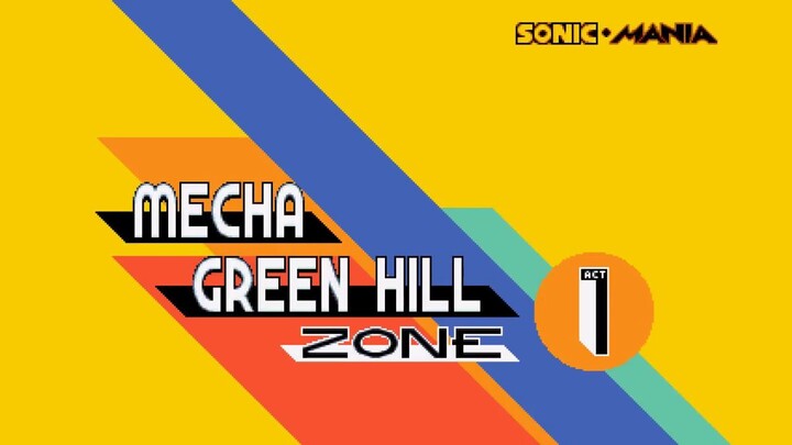 Sonic Mania - Mecha Green Hill Zone