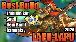 LAPU-LAPU BEST BUILD 2024 | TOP 1 GLOBAL LAPU-LAPU BUILD | LAPU-LAPU - MOBILE LEGENDS | MLBB