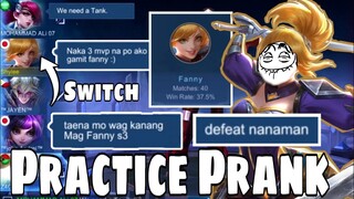 Its a Fanny Prank! | Practice po Sorry😂 | road to 100,000 Subscribers | MLBB