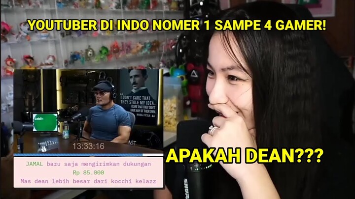 Youtuber Indo Nomer 1 sampai 4 Gamers! Apakah Deankt?? | Nastasia Adeline