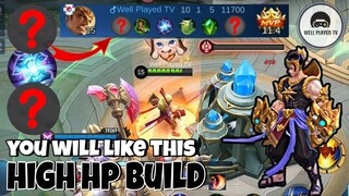 HIGH HP AND HIGH DAMAGE BUILD! 🔥 GATOTKACA GAMEPLAY | MLBB