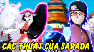 Sarada Thuật Triệu Hồi Rắn ? | Tất Cả Các Thuật Mà Uchiha Sarada Đã Dùng Trong Naruto Boruto