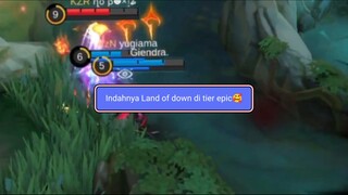 Bagian15||Keindahan Land of down d epic🥰 #mobilelegend #absurd #mlbbbestation #bestofbest