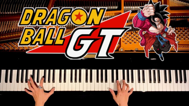 Piano & Dragon Ball GT theme song DAN DAN 心魅かれてく - Dragon Ball GT theme song - 4K high quality - Pia