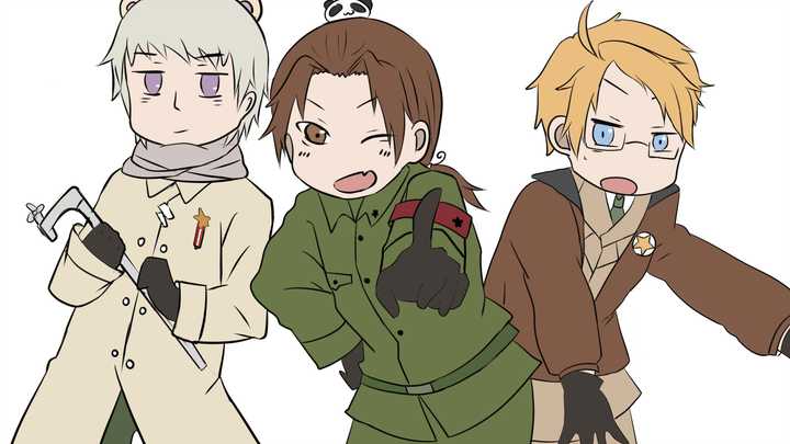 [Anime] [APH] Goyang Pinggul Russia/China/Amerika