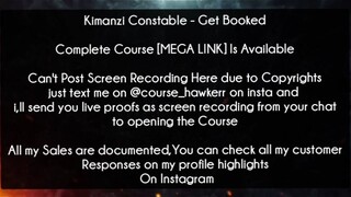 Kimanzi Constable Course Get Booked Download