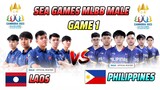 [TAGALOG] PHILIPPINES VS LAOS GAME 1 | SEA GAMES MLBB MALE CATEGORY | DAY 1