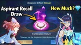 ASPIRANT RECALL DRAW!💖How Much💎? Limited Recall - Fortification Return🌸
