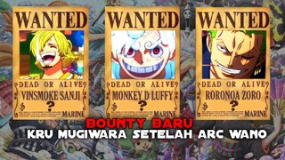 [ RESMI ] ini dia bounty baru kru mugiwara setelah arc wano