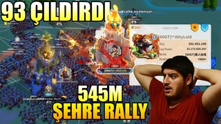 545M ŞEHRE RALLY AÇILDI, MİLYONLARCA ASKER ÖLDÜ - Rise of Kingdoms