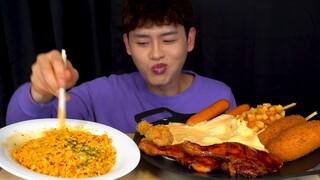 Mukbang đồ ăn nhanh hàn quốc #mukbang #ASMR