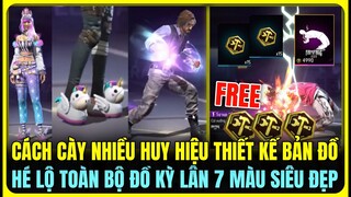 (Free Fire) CÁCH CÀY NHIỀU HUY HIỆU THIẾT KẾ BẢN ĐỒ OB40 ĐỔI HÀNH ĐỘNG FREE, SKIN NẤM ĐẤM CẦU VÒNG