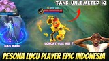 Pesona Lucu player Epic Mobile Legends Indonesia, Mobile Legends Lucu Momen 🤣