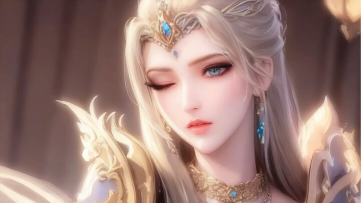 นางฟ้าหยานที่สวยที่สุดทางตอนเหนือของทางช้างเผือก แสงและเงา สไตล์การวาดภาพที่สวยงามตระการตา