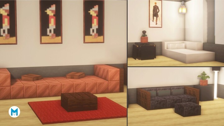 Minecraft : 5+ Sofa Design Ideas