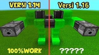 APAKAH BISA ROBOT BERGERAK VERSI 1.14 DIGUNAIN DI VERSI 1.16❓- Minecraft