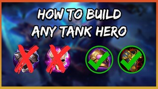 HOW TO BUILD ANY TANK HERO LIKE A PRO | MLBB