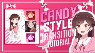 Candy Style Transition Tutorial in Alightmotion | Simple transition tutorial
