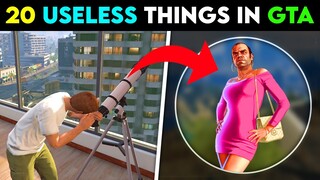 Top 20 *USELESS THINGS* 😱  in GTA GAMES That Should Be REMOVED ft. @Gaming Generation