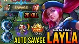 New Build for Layla AUTO SAVAGE - Build Top 1 Global Layla ~ MLBB