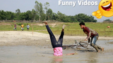 ต้อง Village Comedy Desi วิดีโอตลกในการล็อค Bindas Fun Joke ตลก