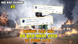 GIẢI ĐÁP NHỮNG CÂU HỎI BÁ ĐẠO NHẤT 2019 VỀ PUBG LITE CÙNG NAM ART !