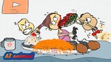 ASMR MUKBANG ~ makan pedas | kartun lucu