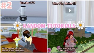 RANDOM TUTORIALS (PART 2) || [How to make blender-??] SAKURA SCHOOL SIMULATOR || Angelo Official