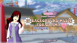 10 BACKGROUND MUSIC IDEAS FOR YOUR DRAMA IN SAKURA SCHOOL SIMULATOR (No Copyright)