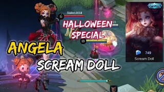 ANGELA HALLOWEEN SPECIAL SKIN SCREAM DOLL | MOBILE LEGENDS