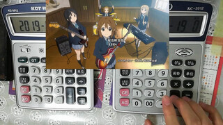 [Kalkulator Memainkan "K-ON!!" OP+ED!]