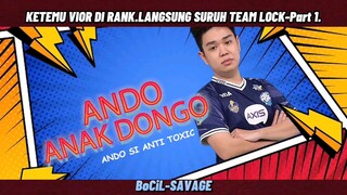 KETEMU VIOR DI RANK.LANGSUNG SURUH LOCK TEAM -Part 1