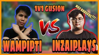 WAMPIPTI VS INZAIPLAYS (1V1 GUSION) | SINO MAS MALAKAS? | MLBB GAMEPLAY!