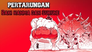 Pertarungan Baki Hanma dan Sukune