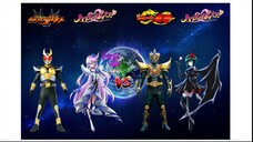 Kamen Rider Agito & Cure Moonlight (Heartcatch Precure) VS Kamen Rider Odin & Dark Precure