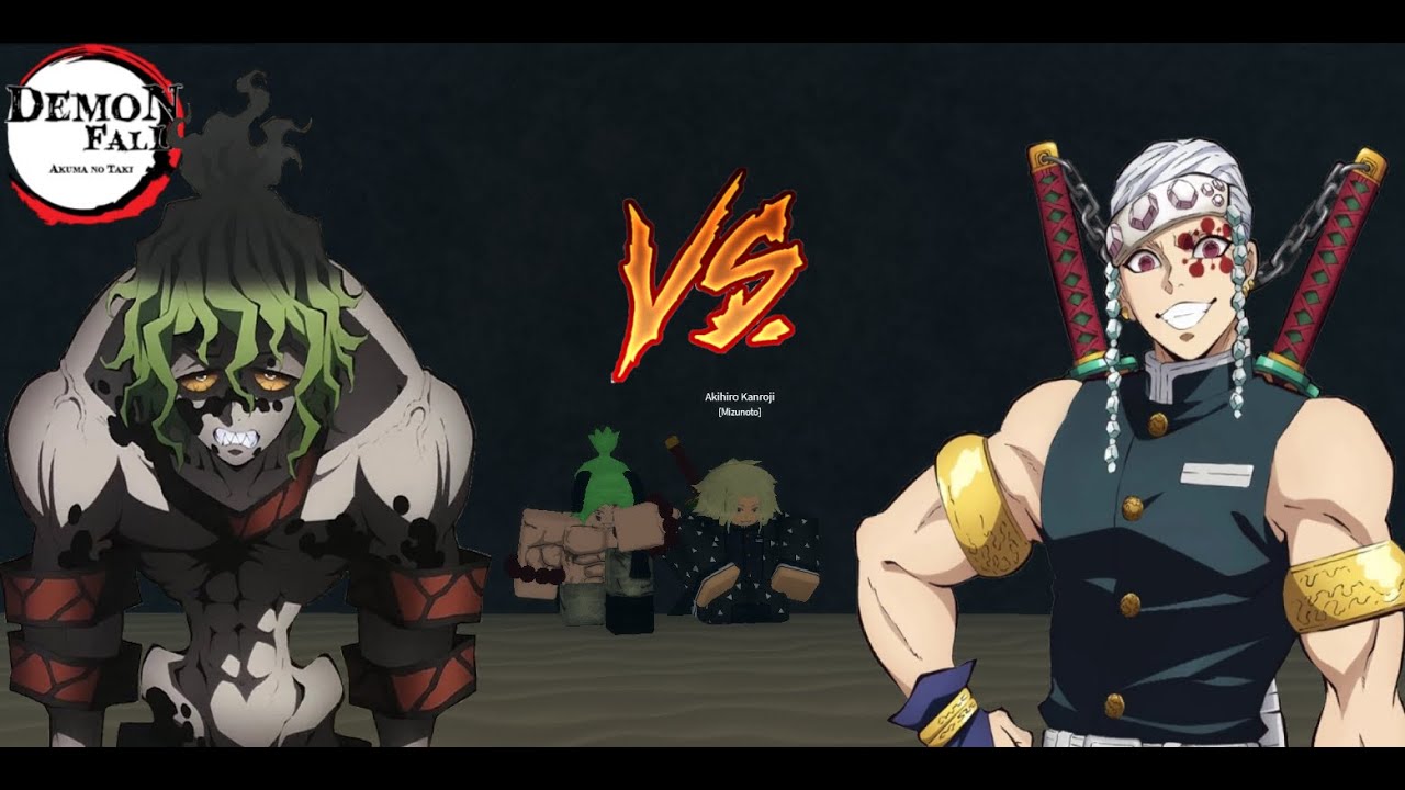 Gyutaro VS Uzui Tengen ( DEMONFALL ROBLOX ) - Bilibili