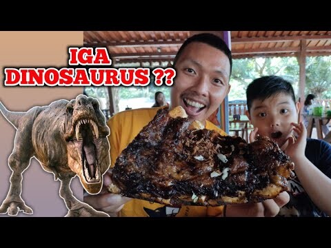 Balungan Dinosaurus. makan iga super gede.. Kuliner Semarang #298
